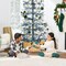 Best Choice Products Pre-Lit Sparse Christmas Tree w/ 2-in-1 LED Lights, Cordless Connection, Metal Stand